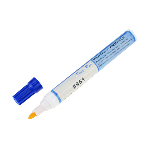 1PCS 951 Soldering Flux Pen Low-solids Cleaning-free Welding Pen For DIY Solar Cell PCB 10ml Capacity No-clean Rosin ► Photo 1/6