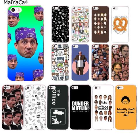 MaiYaCa Michael Scott The Office Funny Humor TV Phone Case for iphone SE 2022 11 pro XS MAX 8 7 6 6S Plus X 5 5S SE XR ► Photo 1/6