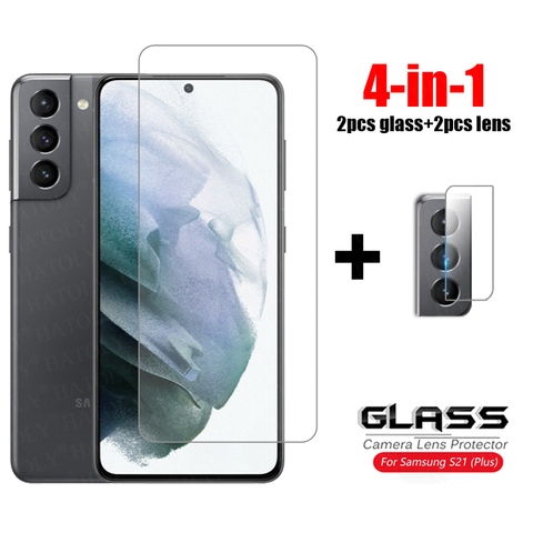 For Glass Samsung Galaxy S21 Tempered Glass HD Clear Full Glue Ultra-thin Screen Protector For Samsung Galaxy S21 Plus 5G Glass ► Photo 1/6