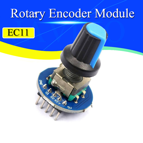 With Switch Rotary Encoder Module for Arduino Brick Sensor Development Round Audio Rotating Potentiometer Knob Cap EC11 ► Photo 1/6