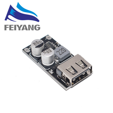 USB QC3.0 QC2.0 USB DC-DC Buck Converter Charging Step Down Module 6-32V 9V 12V 24V to Fast Quick Charger Circuit Board 5V ► Photo 1/6