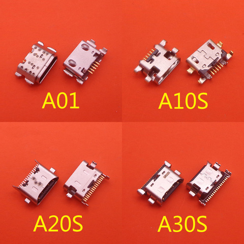 50pcs Micro USB Jack Connector Socket Charging Port Plug For Samsung Galaxy A01 A015 A015F/DS A10S A20S A30S ► Photo 1/5