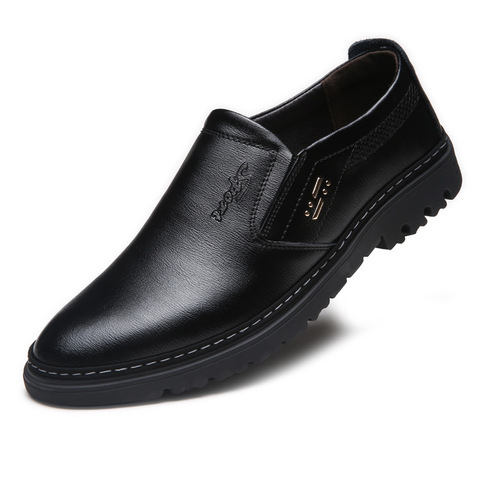 Genuine Leather Men Casual Shoes 2022 Spring Autumn Breathable Mens Loafers Fashion Slip-On Soft Driving Shoes Zapatillas Hombre ► Photo 1/6