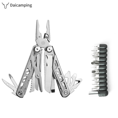 Multifunctional Multi Tools EDC Kit Scissors Pocket Camping tools Hardness HRC78K Multitool Outdoor camping Folding Knife Plier ► Photo 1/6