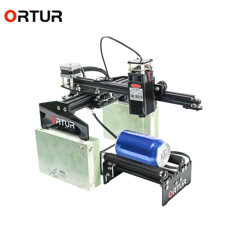 2022 3d Printer Ortur Laser Master/ Laser Master 2 Supported Ortur-YRR Automatic Rotary Roller Engraving on Cylinder Hook Face ► Photo 1/6