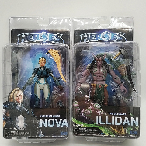 Heroes Of The Storm Sylvanas Nova Tyrael Arthas Illidan PVC Action Figure Collectible For Kids Toys Gife Brinquedos ► Photo 1/6