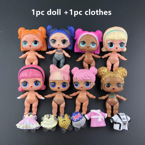 1Pcs Original  L.O.L Surprise doll +1pc clothes 8CM Big sisters lol dolls Toy for Girls Birthday Gift hot sale ► Photo 1/3