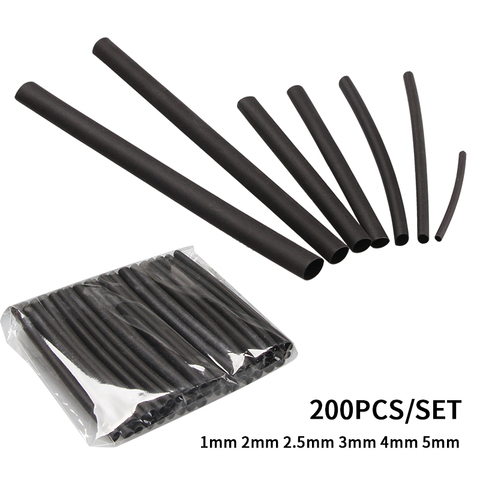 127/164/200pcs Heat Shrink Tubing Polyolefin Insulated Shrinking Wrap Heat Shrinkable Wire Cable Sleeve Tubes Kit ► Photo 1/6