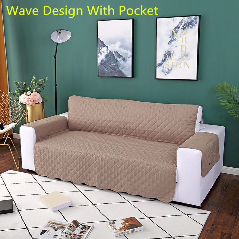 Waterproof Sofa Cover Pet Mat Armchair Furniture Protector Slipcover 1/2/3 Seat 
