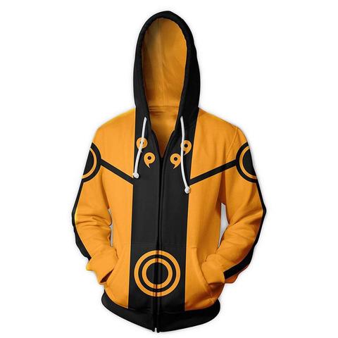 Boruto Naruto Hoodies Jacket Men Harajuku 3D Hoody Akatsuki Coat Uchiha Itach Cosplay Costume Kakashi Zipper Hooded Sweatshirts ► Photo 1/6