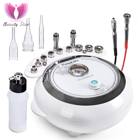 Beauty Star 3in1 Diamond Microdermabrasion Machine Vacuum Spray Therapy Massage Dermabrasion Blackhead Removal Skin Care Machine ► Photo 1/6