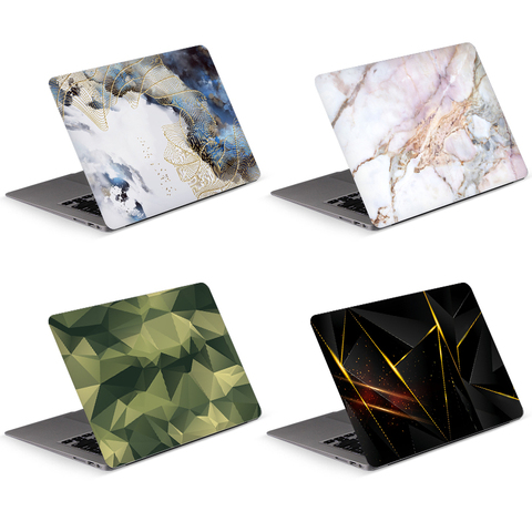 DIY Marble Watercolor laptop sticker laptop skin art decal for   MacBook/HP/Acer/Dell/ASUS/Lenovo all laptop decorate ► Photo 1/6