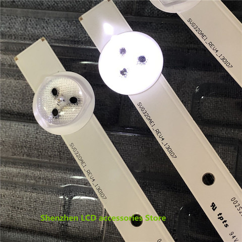 4Pieces/lot FOR  100%NEW  LED BACKLIGHT STRIP SCG320AE1_REV4_130107 FOR 32