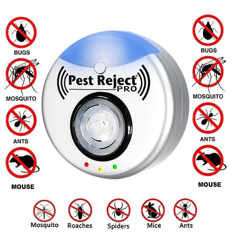 Ultrasonic Pest Repeller Ant Rat Bug Repellent - Pest Reject