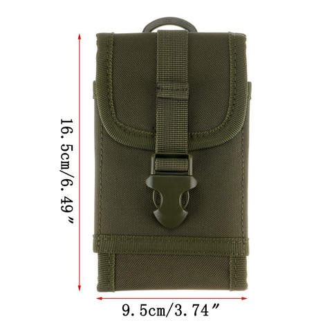 Outdoor Military Tactical Molle Phone Pouch 6 inch Belt Clip Hunting Waist Pack Mobile Phone Holder Case Cell Phone Holster Bag ► Photo 1/6