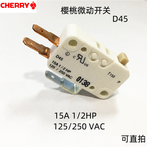 1uds Micro interruptor D45 de alta corriente 15A Límite de viaje interruptor arrocera horno microondas ► Photo 1/6