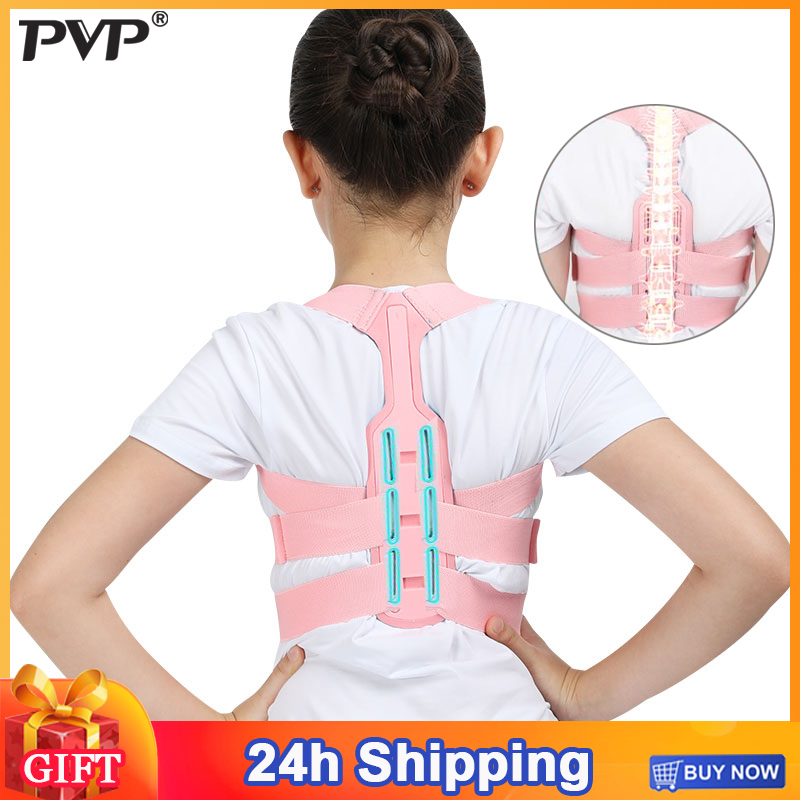 Shoulder Back Brace Support Adjustable Posture Corrector Spine Lumbar  Support Brace Belt for Children Kids Orthopedic Corset - Price history   Review | AliExpress Seller - PVP Official Store | Alitools.io