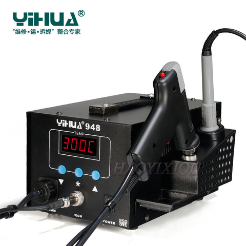 YIHUA 948 220V/110V Digital Electric Soldering Iron Device Suction Tin Gun Soldering Station Welding Rework Desoldering Station ► Photo 1/6