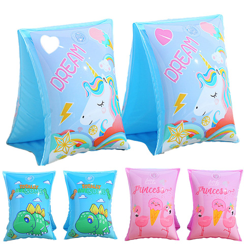 Rooxin Unicorn Flamingo Inflatable Baby Swimming Ring infant Pool Float Armbands Life Jacket for 2-6 Year Kids Beach Party Toys ► Photo 1/6