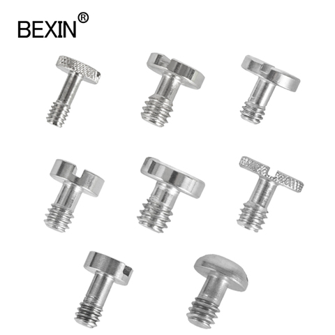 BEXIN ringless 1/4 screw is made of iron or stainless steel for Quick release plate DSLRS camera photography tripod ► Photo 1/6