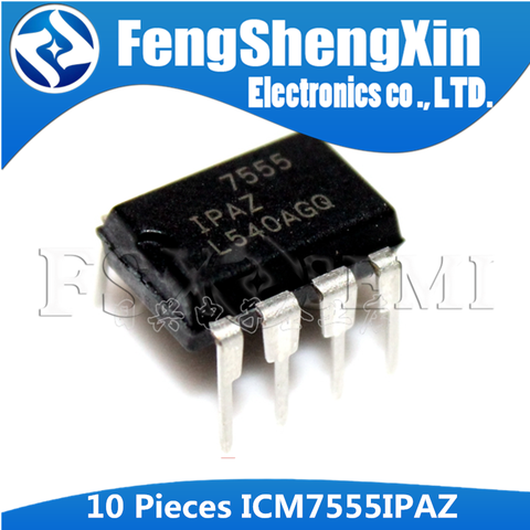 10pcs ICM7555IPAZ DIP-8 ICM7555 DIP 7555 ICM7555IPA DIP8  General Purpose Timers IC ► Photo 1/2