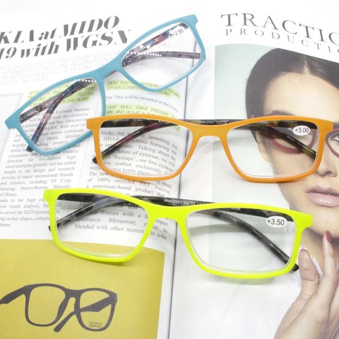 Unisex Men's and Ladie's Fashion Color Young Trendy Reading Glasses ► Photo 1/5