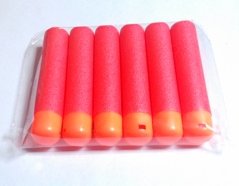 30Pcs 9.5x1.8cm Red Sniper Rifle Bullets Darts for Nerf Mega Kids Toy Gun  Foam Refill Darts Big Hole Head Bullets Gift - Price history & Review