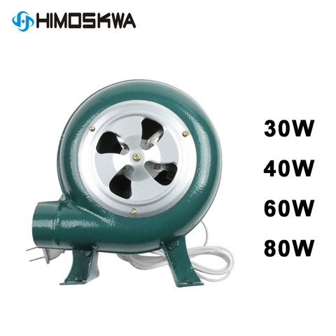 220V~240V household blower Iron Barbecue blower Small centrifugal blower 30W 40W 60W 80W EU US Plug adapter Green for barbecue ► Photo 1/5