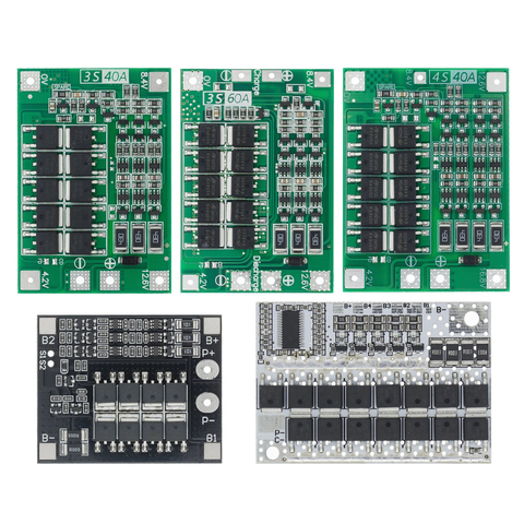 4S 40A Li-ion Lithium Battery 18650 Charger PCB BMS Protection Board with Balance For Drill Motor 14.8V 16.8V Lipo Cell Module ► Photo 1/6