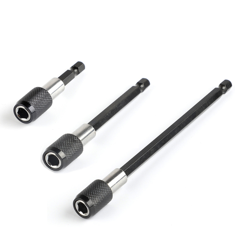 1pc 60mm 100mm 150mm 1/4 Inch Hex Shank Quick Release Screwdriver Bit Holder Extension Bar ► Photo 1/6