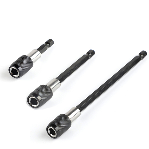 1pc 60mm 100mm 150mm 1/4 Inch Hex Shank Quick Release Screwdriver Bit Holder Extension Bar ► Photo 1/6