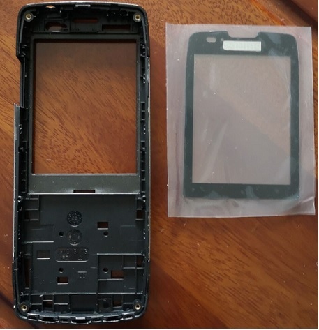 PHIXFTOP original front housing with glass for Philips X5500 Mobile housing for Xenium CTX5500 phone cellphone ► Photo 1/1