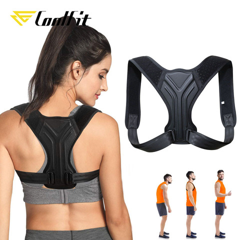 CoolFit Back Posture Corrector Corset Clavicle Spine Posture Correction Back Support Belt Comfortable Soft Strip Corrector ► Photo 1/6