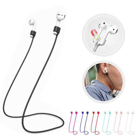 Magnetic Earphone Strap For Apple AirPods Pro Anti-Lost Earhook for airpods 1/2 Headphone Magnetic String Rope Silicone Cord ► Photo 1/6