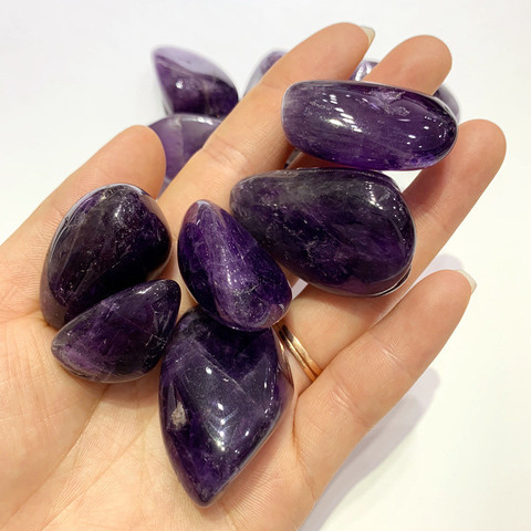 100g BIG Natural Amethyst Stone Amethystine Gravel Rock Crystal Quartz Raw Gemstone Mineral Specimen Fish Tank Garden Decoration ► Photo 1/5