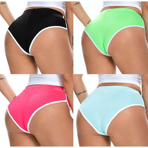 S-XXL Plus Size Hot Sexy High Cut Booty Biker Shorts Micro Mini Short Pole Dance Night Clubwear Bermuda Feminina Fitness Shorts ► Photo 1/6