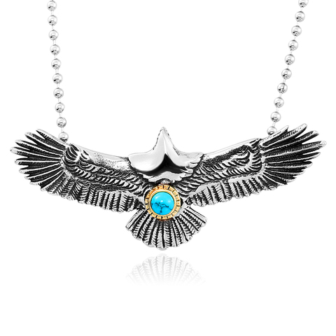 Stainless Steel Unique Design eagle peadant Men's Cool necklace Drop Ship cool japan jewelry ► Photo 1/6