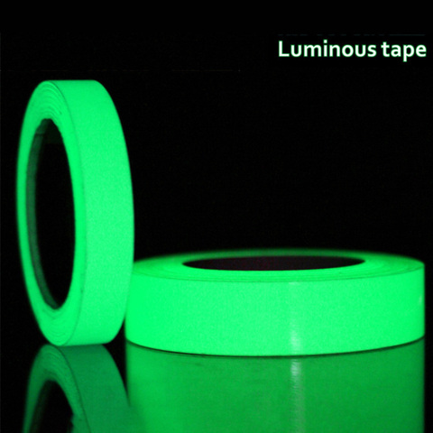 Glow in the Dark Tape Luminous Tape Self-Adhesive Green Light Luminous Tape Sticker 15mm x 3meters Waterproof Photoluminescent ► Photo 1/6