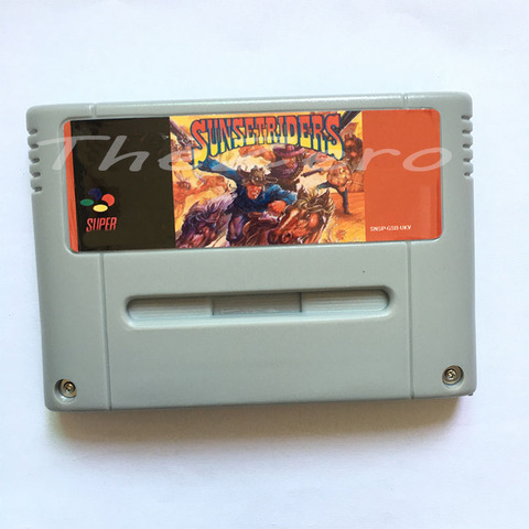 Sunset Riders Video Game for 16 bit Super Game Card Console Cartridge Card for 46 pin EUR PAL Version Game Player ► Photo 1/1