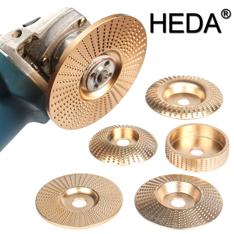 Bore 16mm 3Pc/Set Power Tools Wood Grinding Wheel Rotary Disc Sanding Carving Power Tools For Angle Grinder Non-metal Materials ► Photo 1/6