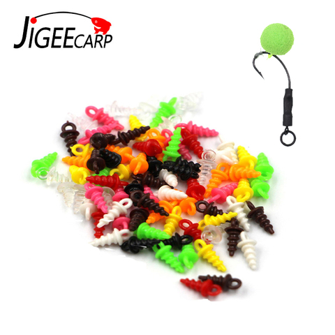 25pcs Carp Fishing Bait Screw Holder Boilies Carp Fishing Hook Screw End Tackle Bait Stopper Holder Plastic Bait Stop Screw ► Photo 1/6