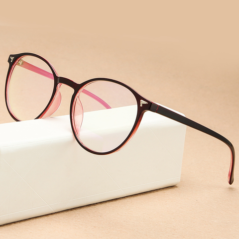 KOTTDO Retro Plastic Round Computer Glasses Frame Women Round Vintage Myopia Female Eye Glasses Frames Men Eyewear Frame ► Photo 1/6