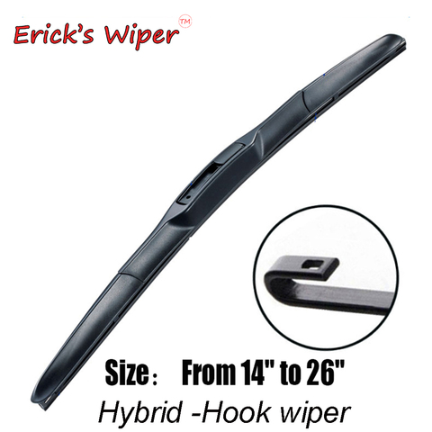 Erick's Wiper 1Pc Universal Front Hybrid Wiper Blade 14
