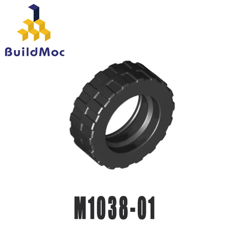 BuildMOC Assembles Particles 92409 small tire 50951 tire skin for Building Blocks Parts DIY Educational gift Toys ► Photo 1/2