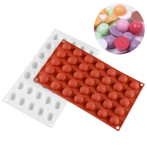 35 Cavities Small Half Ball Shape Silicone Mold DIY Dessert Candy Mousse Cake Decoration Tool Silicone Chocolate Mold K607 ► Photo 1/5