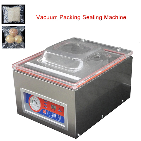 Automatic Vacuum Machine Digital Vacuum Packing Sealing Machine Sealer Vac Packer Food Sealer Food Industrial Packaging DZ-260C ► Photo 1/6