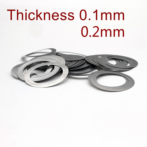 50pcs M2 M3 M4 M5 M6 M7 M8 DIN988 304 Stainless Steel Ultra Thin Flat Washer Adjusting Ultrathin Shim Plain Gasket High Quality ► Photo 1/5