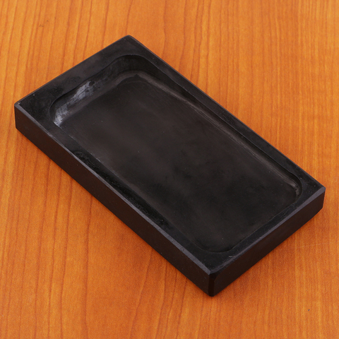 Black Ink Stone for Chinese Calligraphy and Sumi Painting,Natural Inkstone makes the Ink Smooth and Delicate ► Photo 1/6