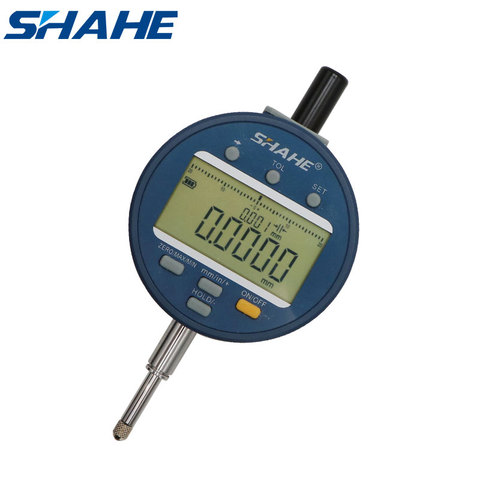 SHAHE High Accuracy 0.003 mm Digital Dial Indicator Resolution 0.0005 mm Indicator Measurement Instrument Gauge Tool ► Photo 1/6