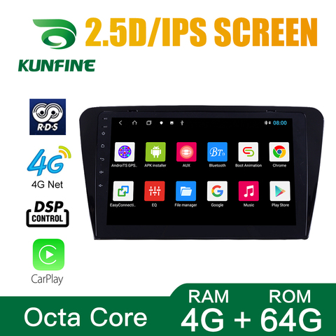 Car Stereo for Skoda Octavia 2014 2015 2016 2017 2022 Octa Core Android 10.0 Car DVD GPS Navigation Player Deckless Radio ► Photo 1/6